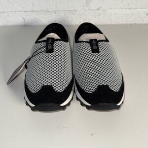 GH Bass, bass outdoor, Women's Aqua Mesh Slide Flats, white/ black 7.5m